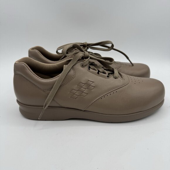 NEW $195 SAS Free Time Mocha Shoes 9.5 Women's Tripad Comfort Walking Tan Taupe - Picture 2 of 12